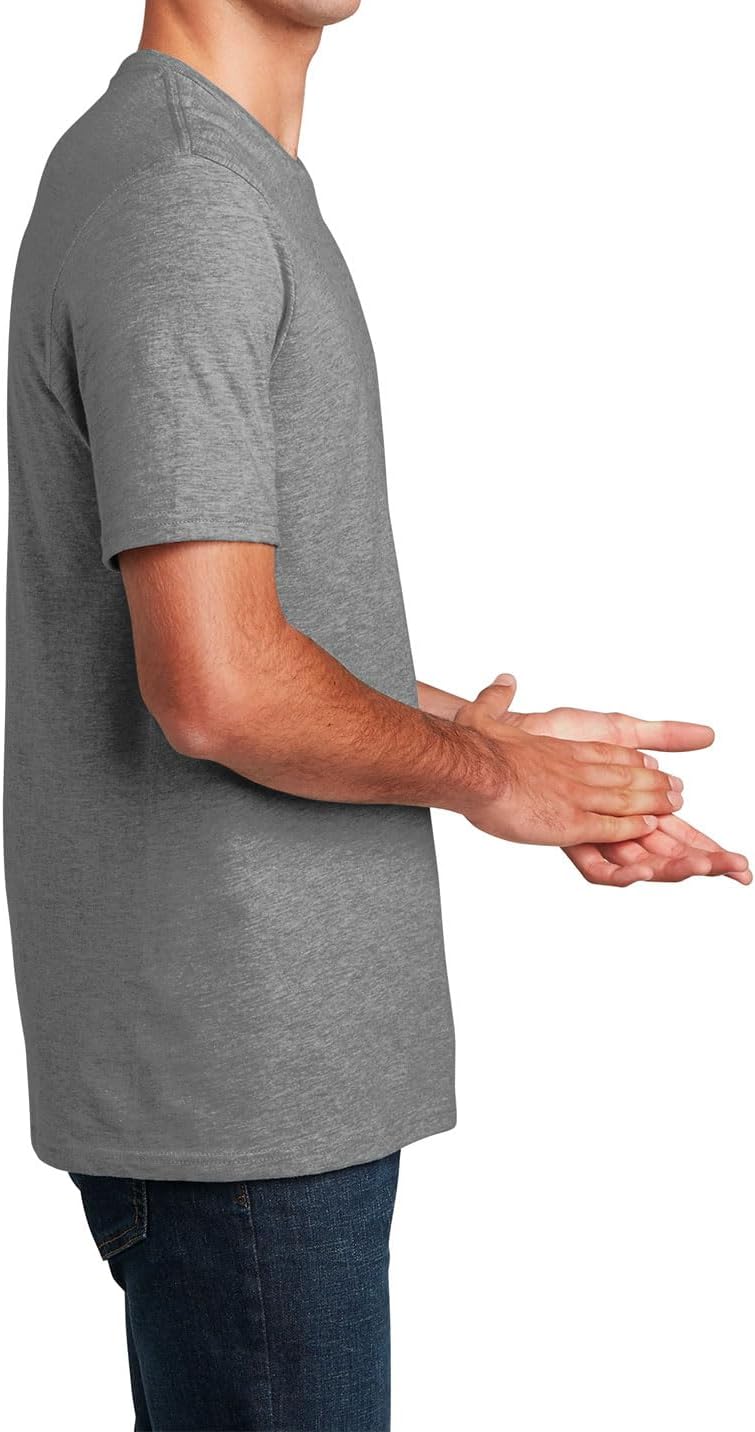 Pack of 6 Men’s Casual Stylish Plain T-Shirts – Multipack Short-Sleeve Crewneck Tshirt for Man (Soft Cotton Blend) - Image 2