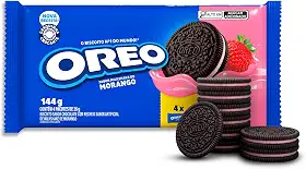 Oreo Biscoito Recheado Milkshake De Morango Multipack 144G
