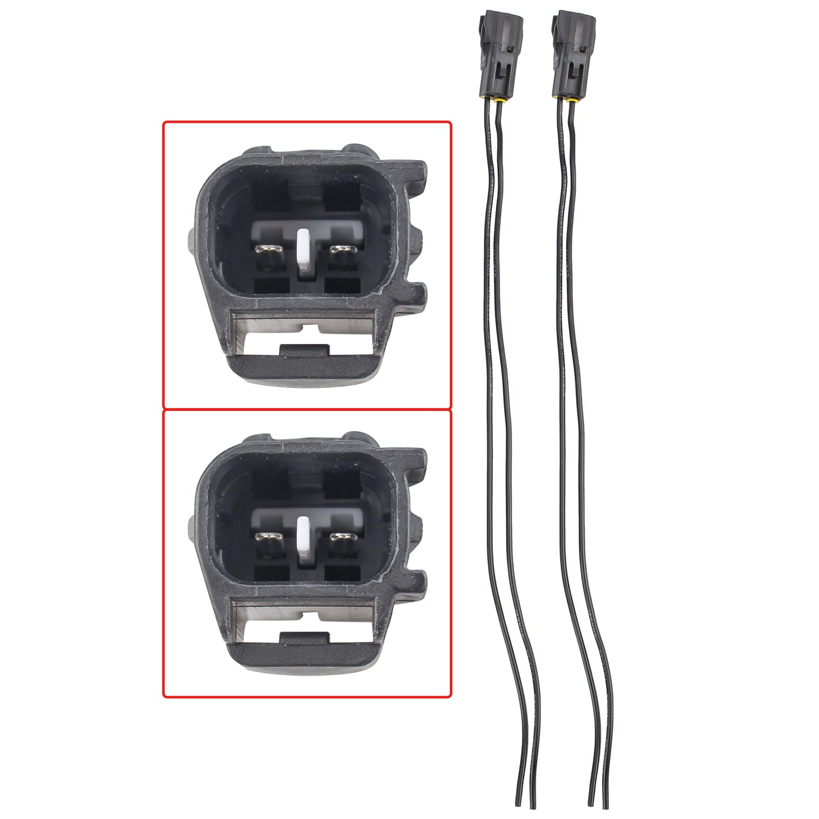 MOTOALL Fog Light Wire Pigtail Harness Connector Plug for Jeep Wrangler TJ LJ 1997-2004