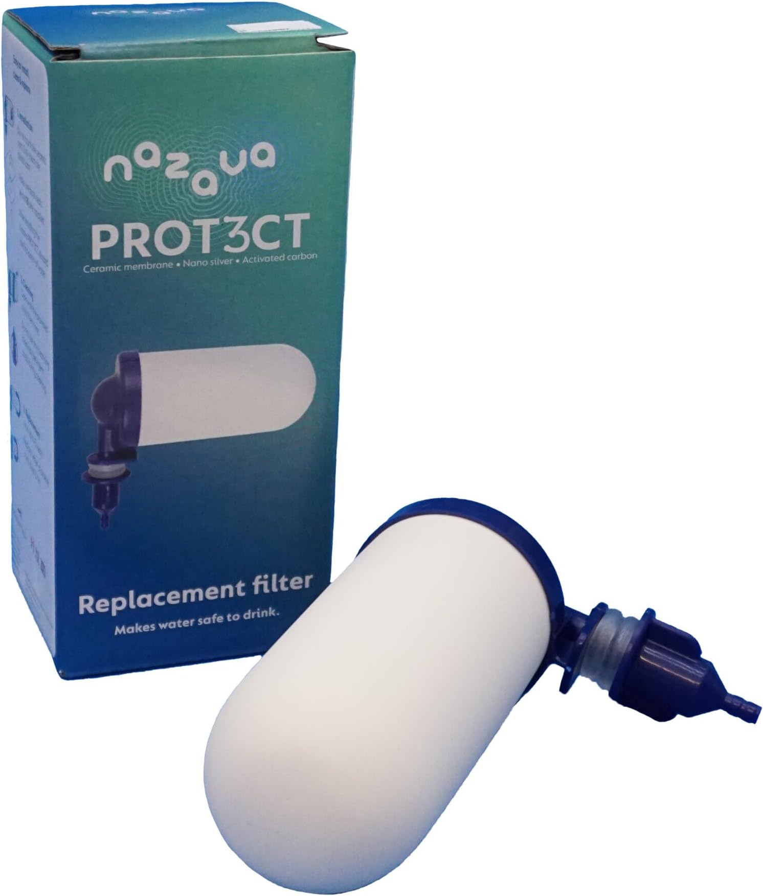 PROT3CT Replacement Water Filter Cartridge: Alternative to Berkey Water Filter Replacement Cartridge - Adapts to Other Countertop Filter Systems, Powerful Protection, Lasts for 7,000L.