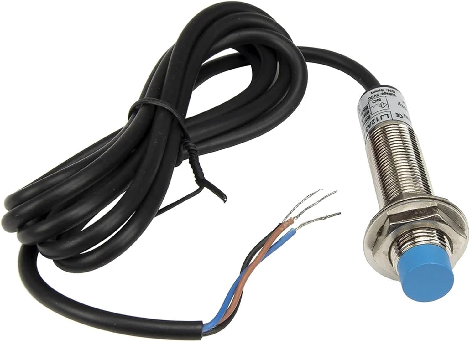 M12 4mm Sensing DC 5V PNP NO LJ12A3-4-Z/BY-5V Cylinder inductive Proximity Sensor Switch Work Voltage 5VDC Special for MCU