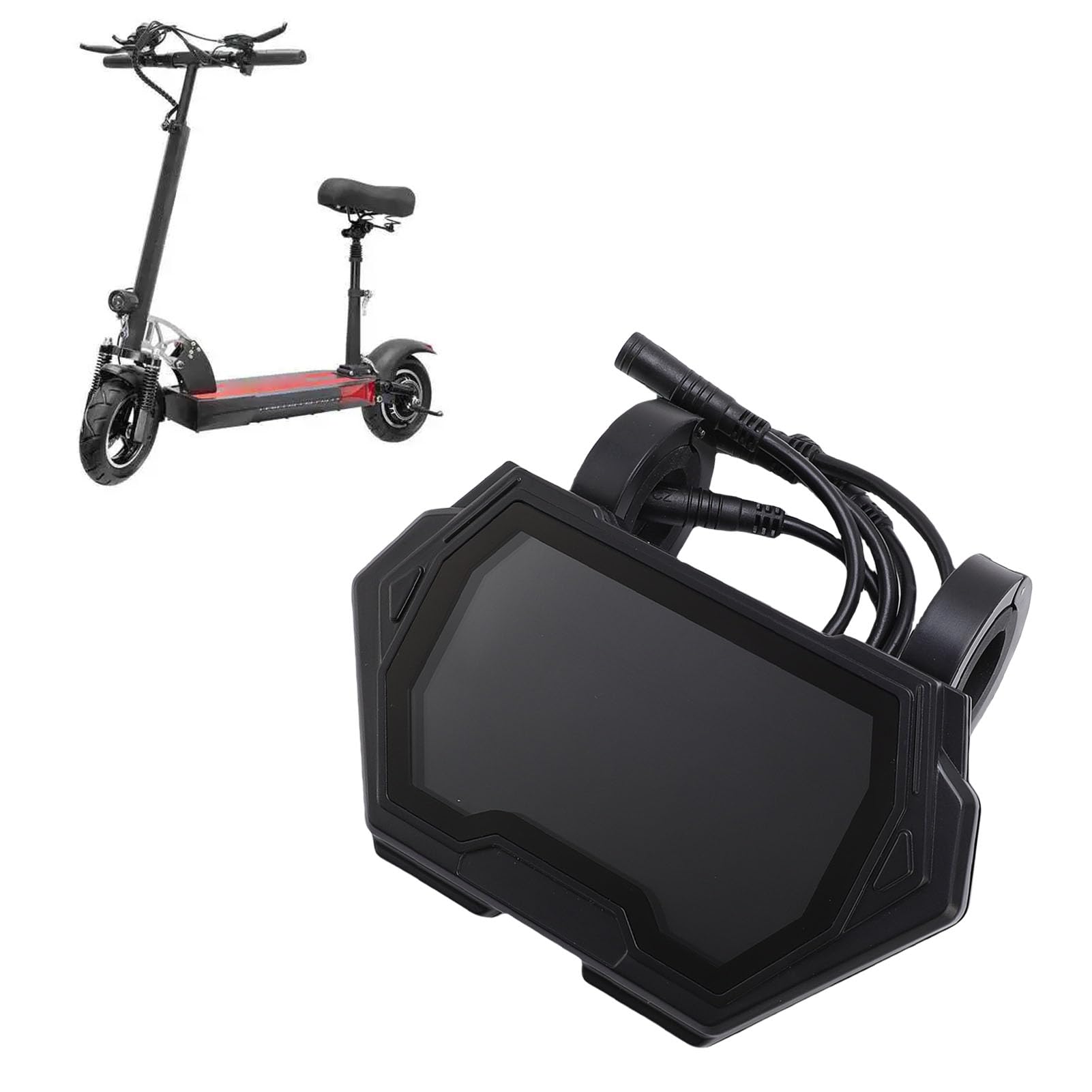 Écran LCD de Trottinette Électrique pour KuKirin G2 Max Entraînement Unique, Tableau de Bord de Scooter Électrique, Panneau d'Affichage LCD Affichage Clair de Vitesse de Puissance