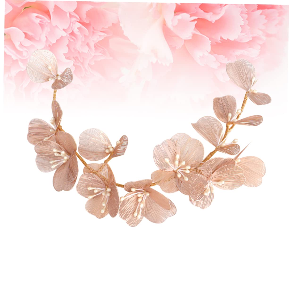 FRCOLOR 3piezas Diadema De Novia De Perlas Accesorio De Cabello Mano Para Bodas Especiales