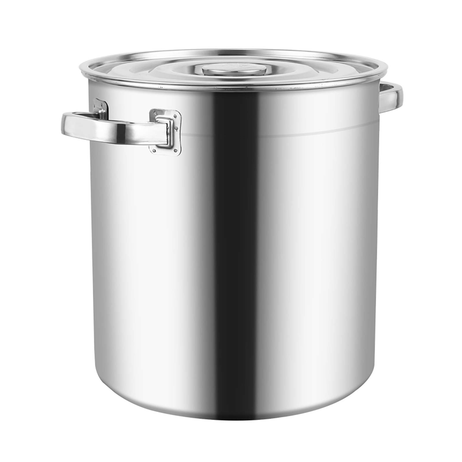 Amazon｜大型調理鍋、蓋付きIH対応ステンレスストックポット