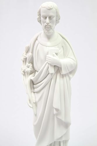 Miniatura 2 de Estatua religiosa católica de San José de San José, escultura religiosa de 16 pulgadas, colección Vittoria hecha en Italia