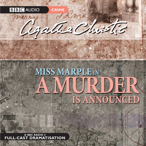 A Murder is Announced (Dramatised) -- Agatha Christie episode artwork