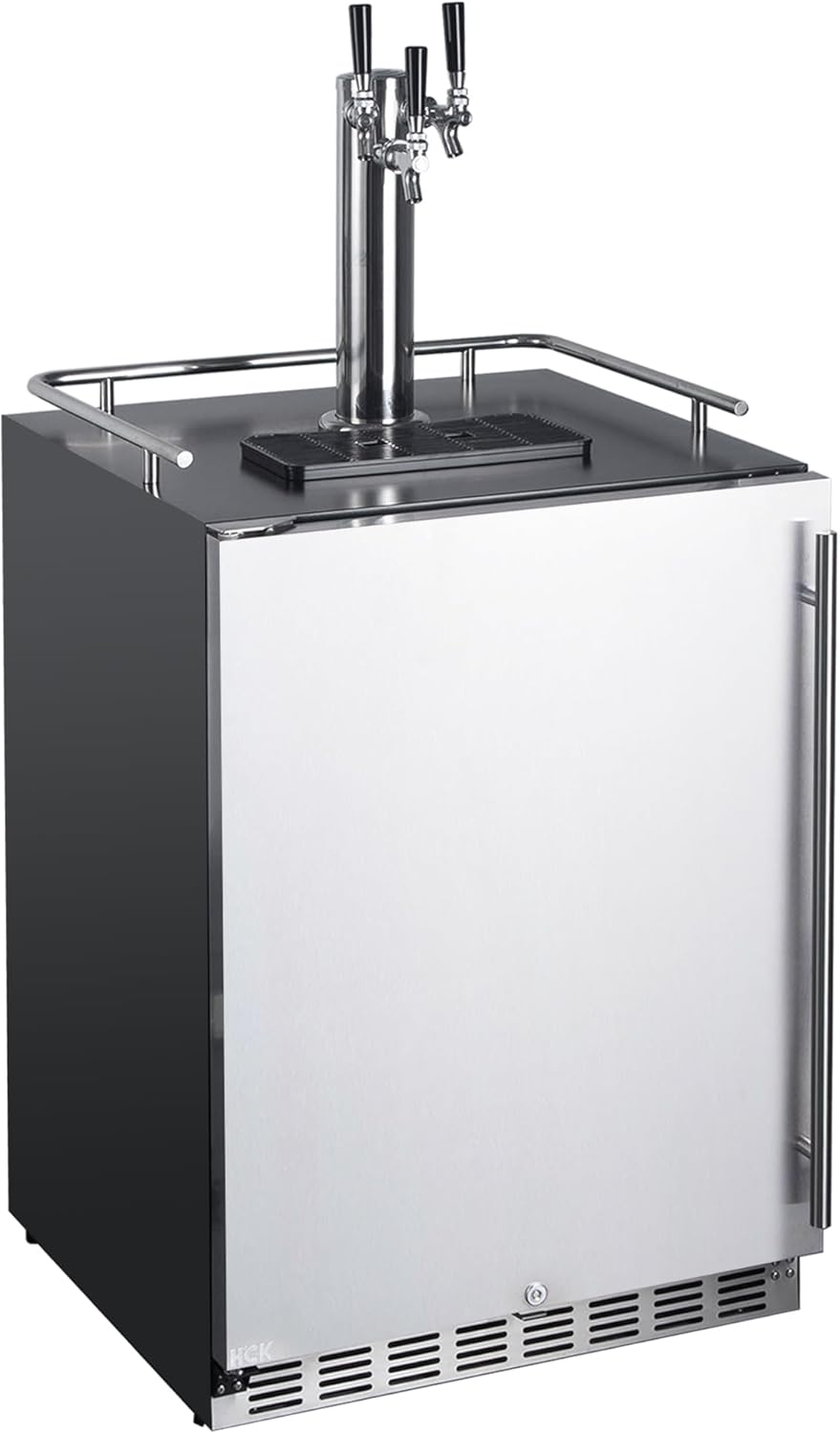HCK Kegerator 24 inch, 2 in 1 Outdoor Kegerator