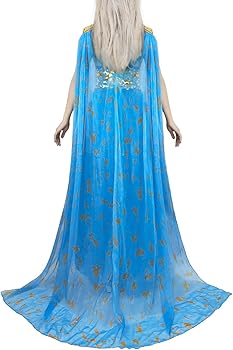 Amazon.com: Nodkim Dragon Queen Costume Chiffon Dress Halloween Cosplay For  Women-Small : Clothing, Shoes & Jewelry