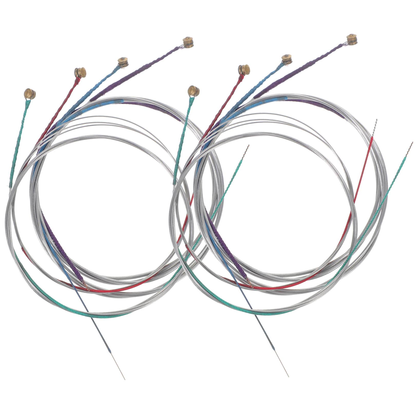 Levemolo Viola Strings Metal Strings 8pcs Set for Violin Musicians Replacement Enhanced Volume