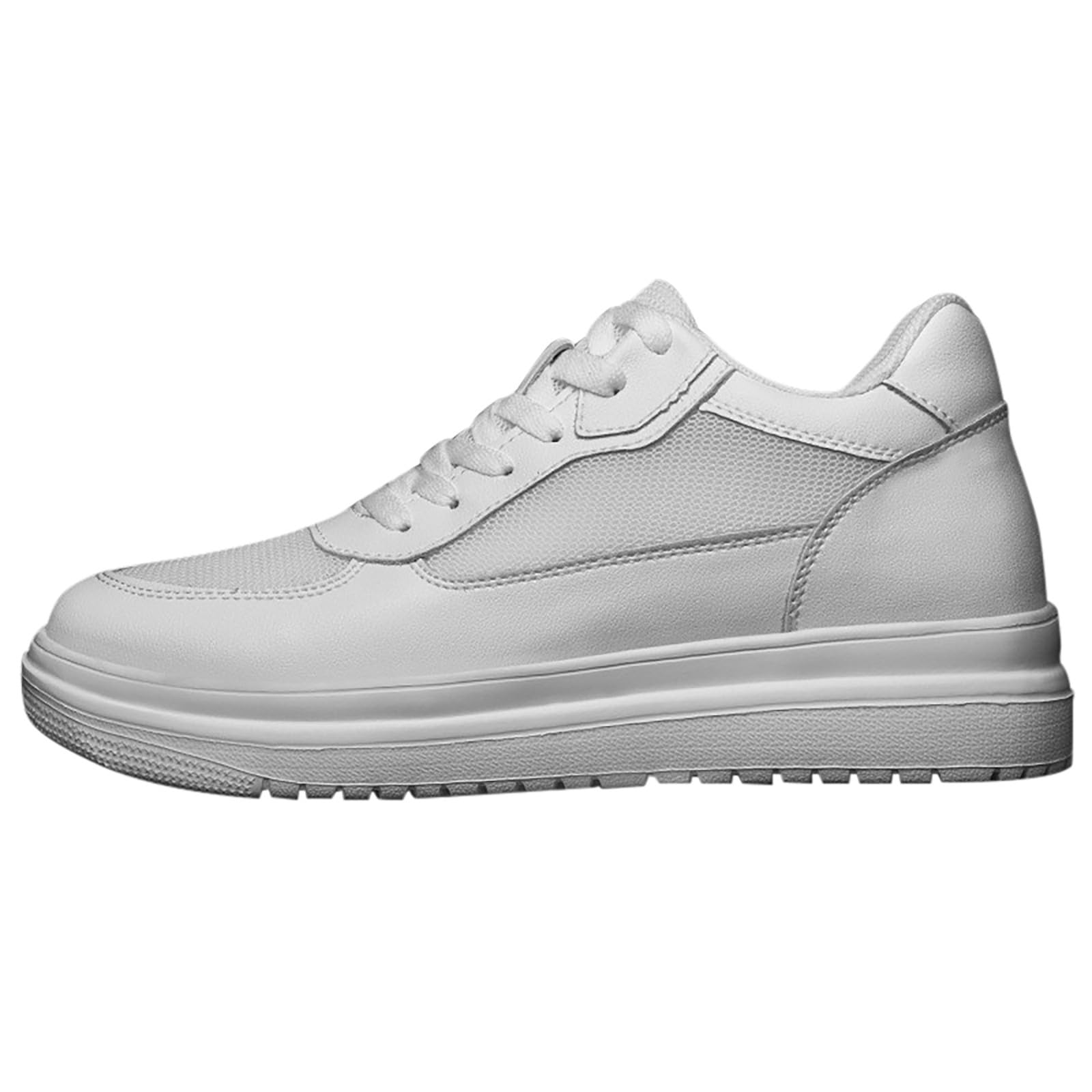Genérico Zapatillas Hombre Verano Casa - Zapatos con Alzas para Hombre Unisex de 6/8/10 cm con Altura Ajustable Informales Antideslizantes Transpirables con Cordones De Hombre De Marca