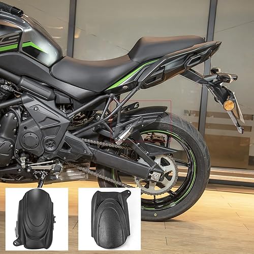 TaTonCycle Guardabarros trasero para motocicleta, protector contra salpicaduras, cubierta de rueda compatible con K-awasaki Versys 650 KLE650