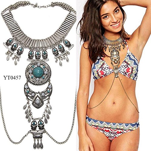 Banggood Ms Comfortable Material Wear Necklace Body Stone Beads Necklaces