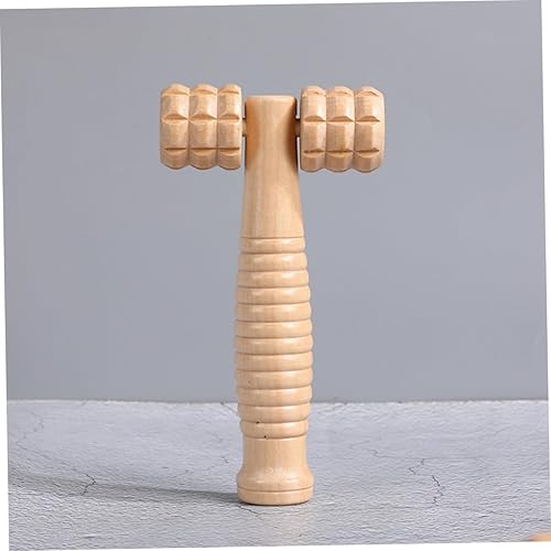 Miniatura 9 de Juego de 3 rodillos de masaje de madera, herramienta multifuncional para masaje corporal y pies, para alivio de tejido profundo, relajación muscular