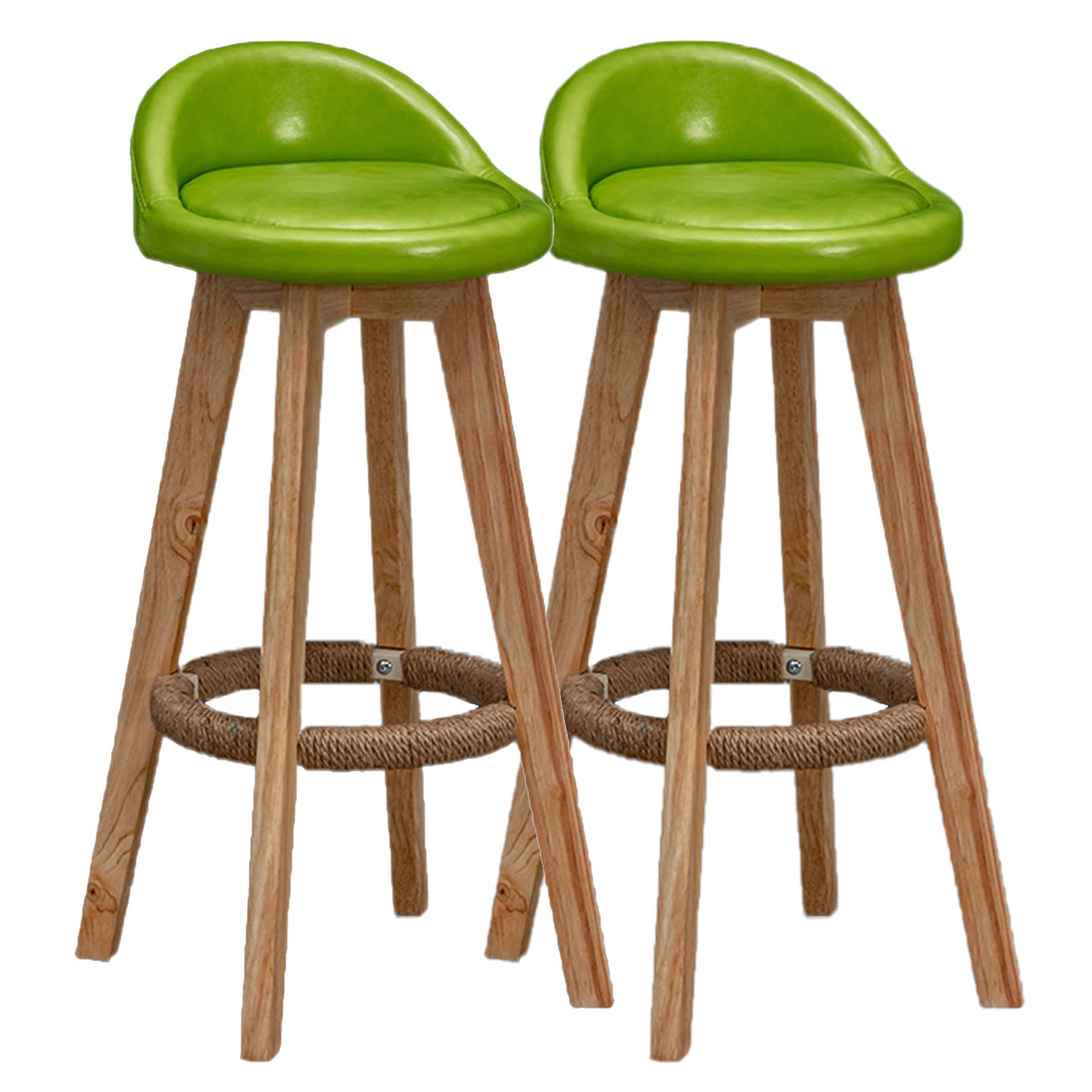 Tabourets de bar hauteur comptoir lot de 2 chaises hautes rembourrées pour îlot de cuisine
