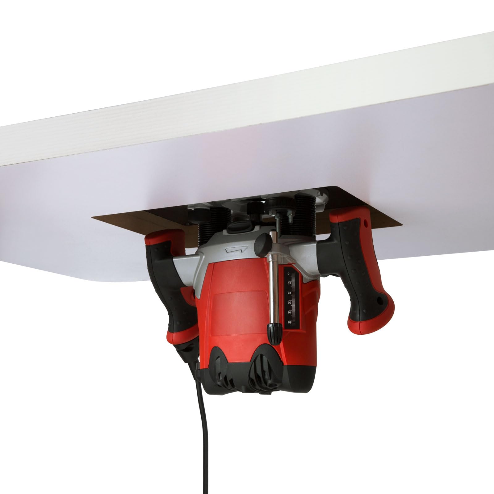 EBERTH Tavolo per fresatrice, banco da lavoro per fresatrice, tavolo da lavoro 810 x 610 mm, diametro cesto fresa 40-190 mm, altezza di lavoro 880 mm, attacco per hoover, spessore tavolo 36 mm