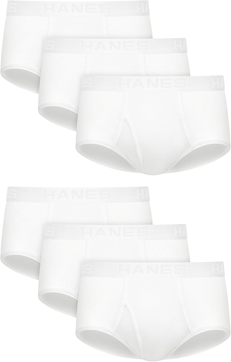 Hanes Men's Underwear Briefs Pack, 6-pack, Ultimate Comfortsoft Moisture-wicking Tagless Cooling Multipack