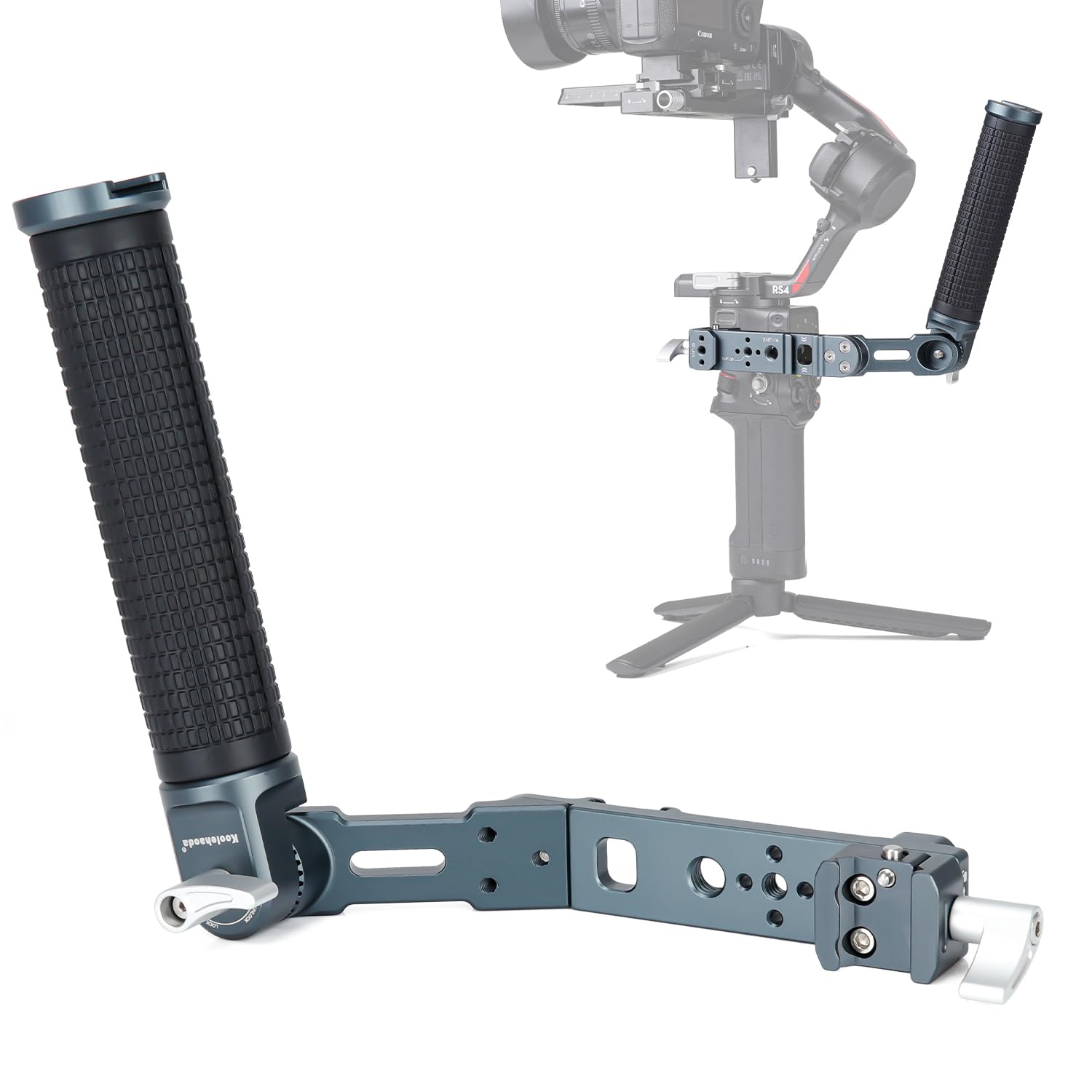 Koolehaoda Adjustable Sling Handgrip Gimbal Handle for DJI RS 4, RS 4 Pro, RS 3 Mini, RS 3, RS 3 Pro, RS 2, RSC 2 Gimbal Stabilizer, Rich Expansion