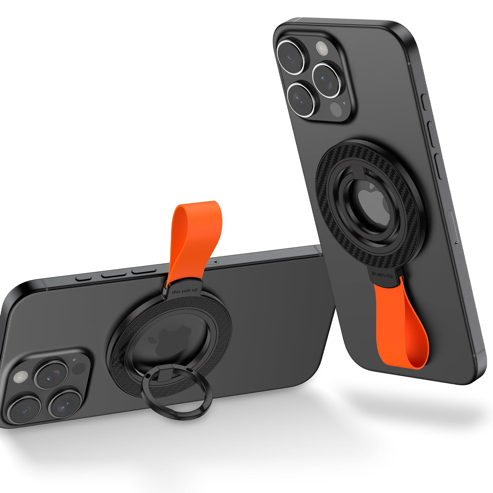 Viviber スマートフォン用ホールド スマホリング マグネット Magsafe リング スマホ落下防止/全機種対応 マグセーフ 対応 メタルリングシール付き スマホリングホルダー 指リング バンカーリング 磁石 スマホグリップ 角度調節可能 スマホスタンド 折り畳み iPhone 16/15/14/13/12シリーズ Andriod全機種対応