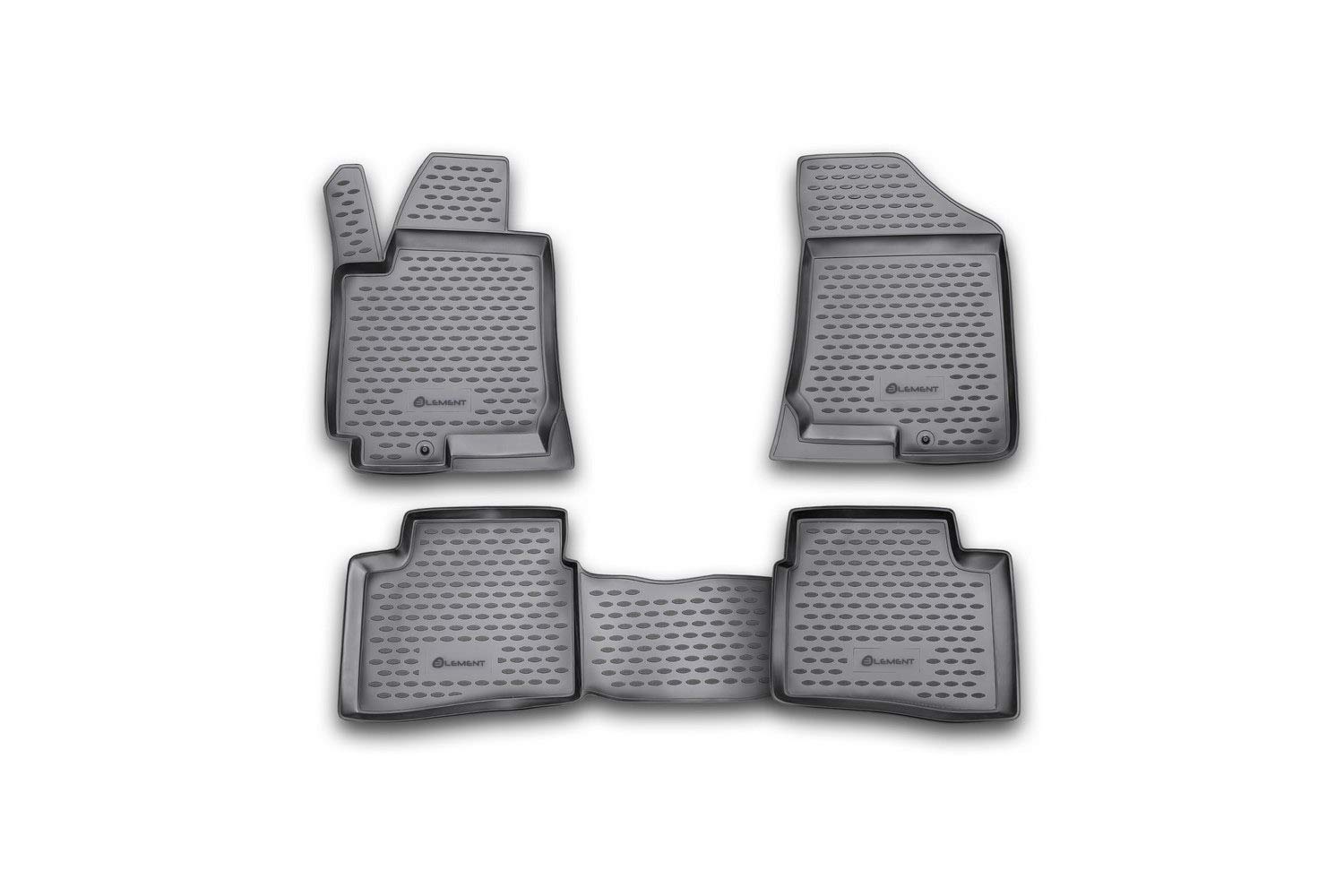 ELEMENT Alfombrillas 3D para ŠKODA Karoq 2017- | Familiar | Europa | Sin Caja Asiento | 4 Piezas — view 31