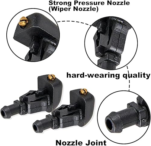 Miniatura 4 de Gorniloxam Boquillas para lavaparabrisas, repuesto para Ford F150 para Taurus, sustituye a OE 3W7Z17603AA (2PCS)