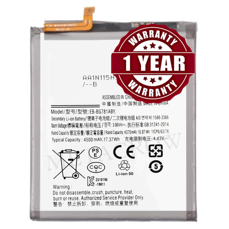 Image of Original EB-BG781ABY Battery Compatible for Samsung Galaxy A52 (4G /5G) | A52s | F52 5G | S20 FE (4G /5G) - (4500mAh) - 1 Year Warranty JK1