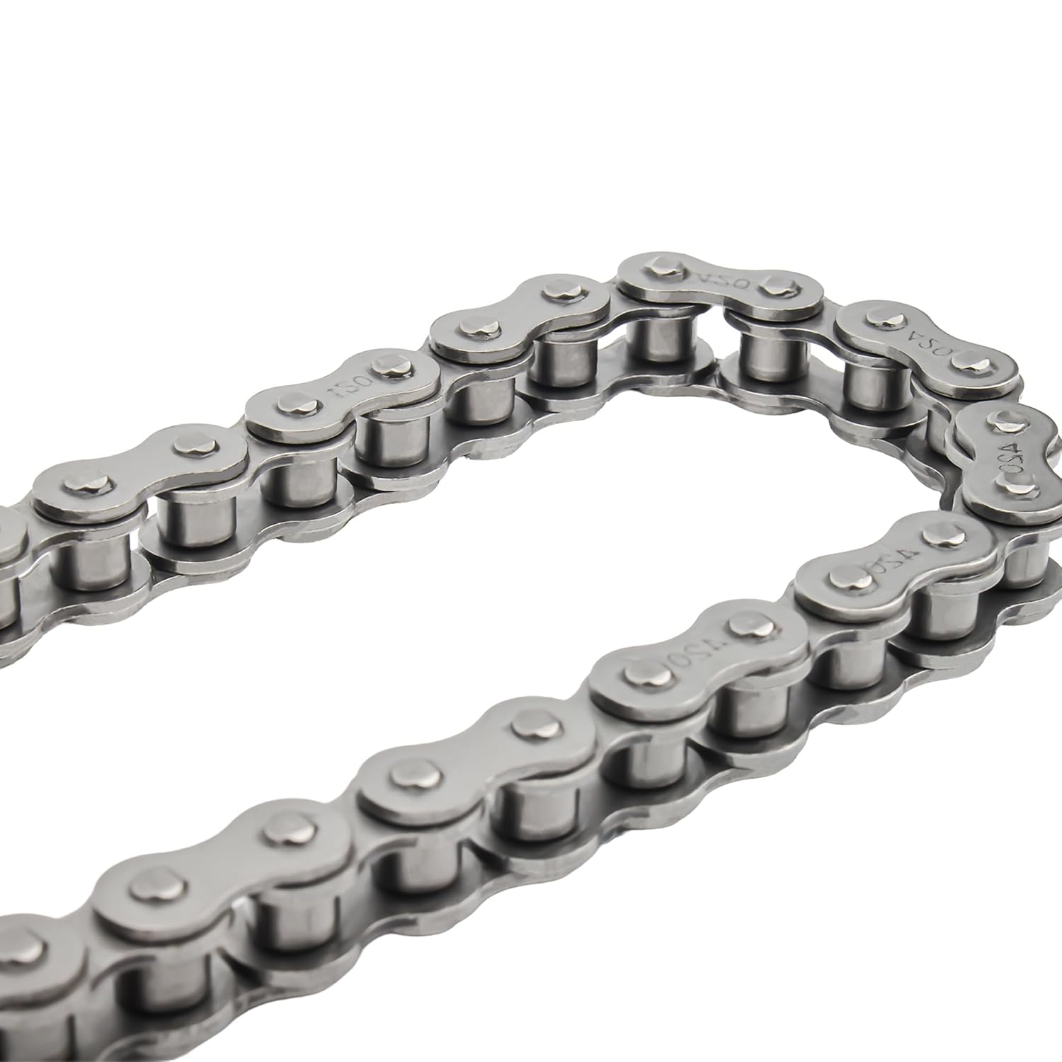 420 Motorcycle Chain 132 Links Compatible with 50cc 70cc 90cc 110cc 125cc ATV Dirt Bike Mini Bike Scooter SSR TaoTao Baja Kazuma