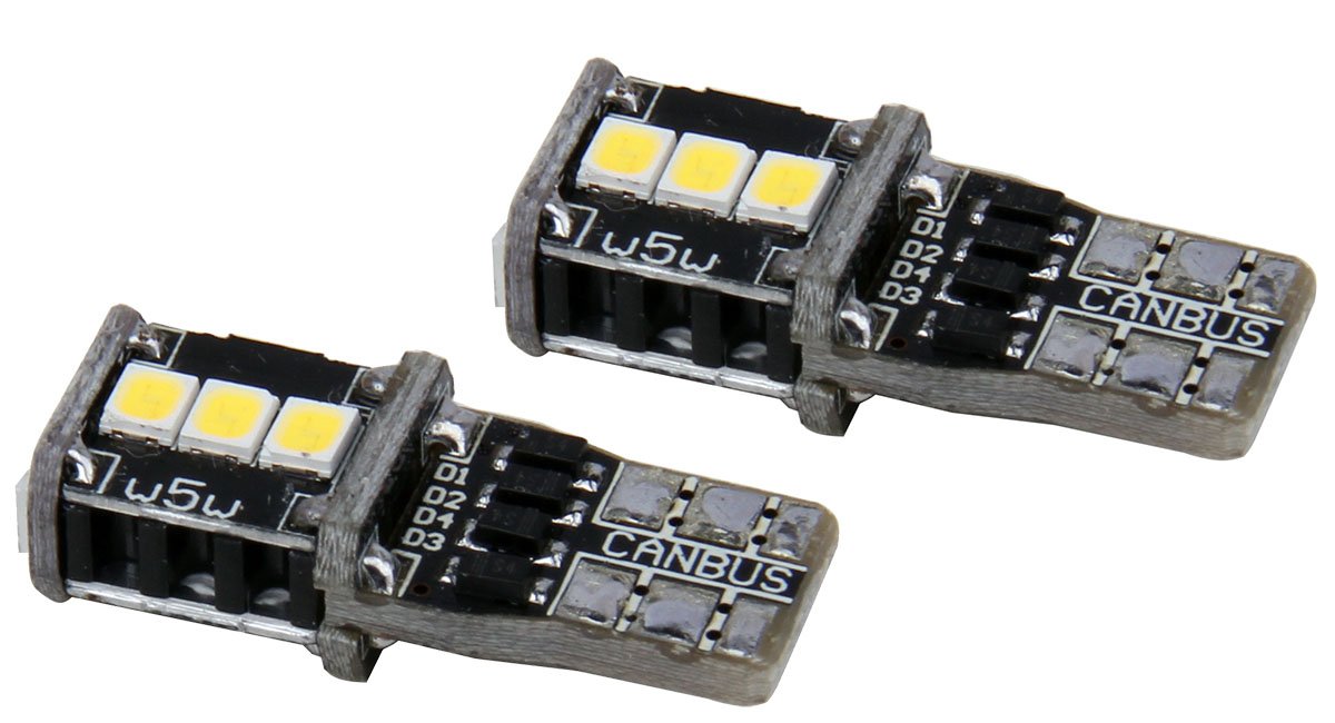 MotorToGo 2pcs Step or Courtesy Light White LED Bulbs Compatible for 1998 PORSCHE BOXSTER