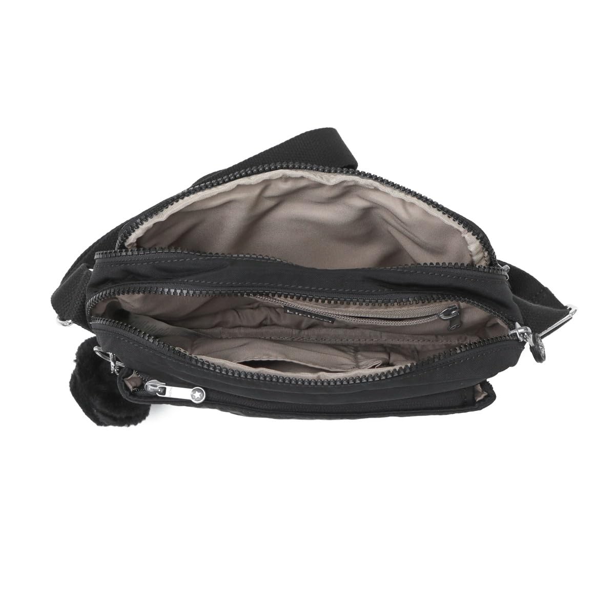 Kipling ABANU M Średni poprzek, Grey Gris (Szary)