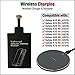 Wireless Charger PAD+External Receiver U01 for Samsung Galaxy A12 A22 A32 A42 A52 A72 4G 5G Black