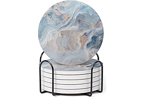 Blue Marble Perfection: Coasters to Elevate Your Home