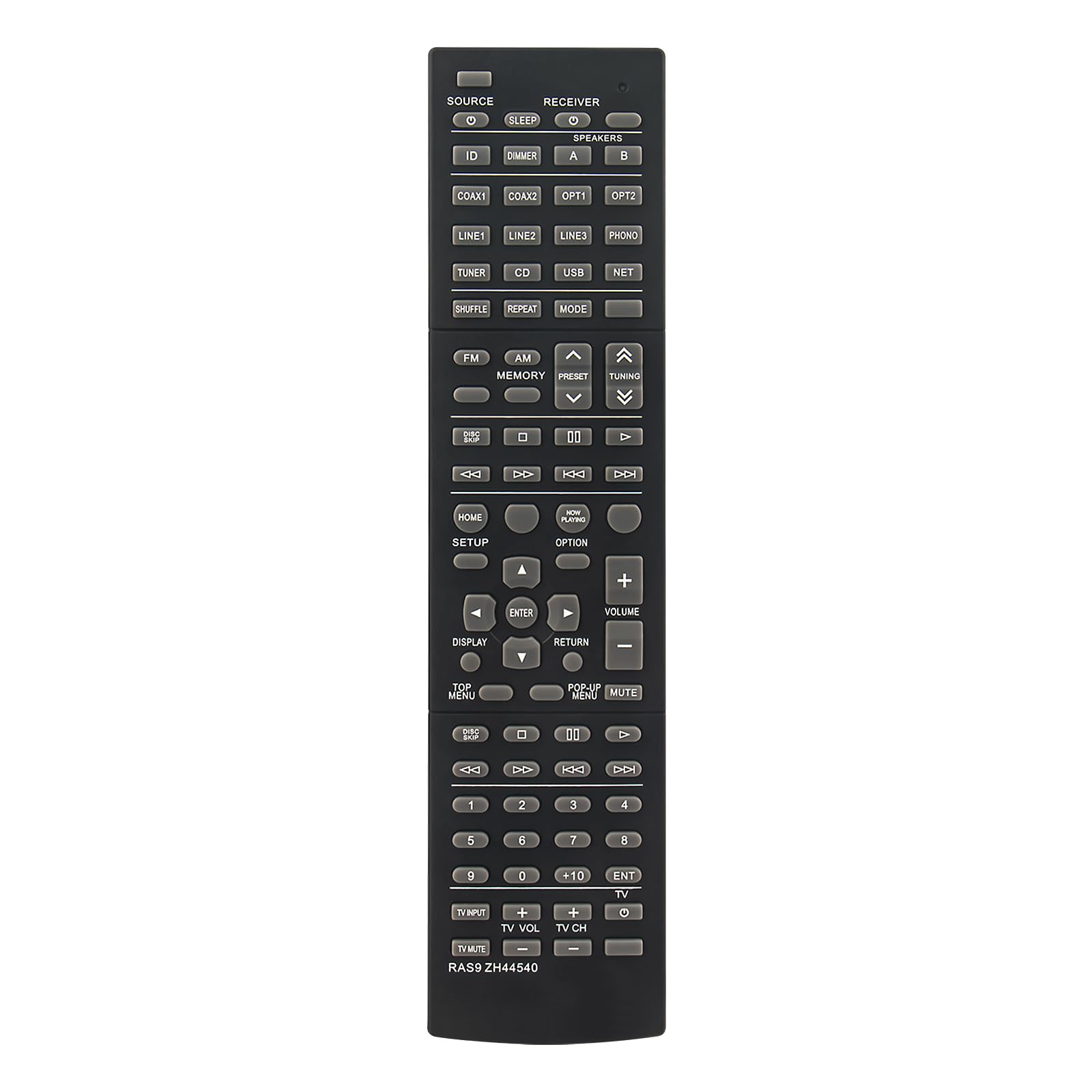 Rav494 Zf30350 Télécommande Rechange Pour Yamaha Audio System Htr-4066