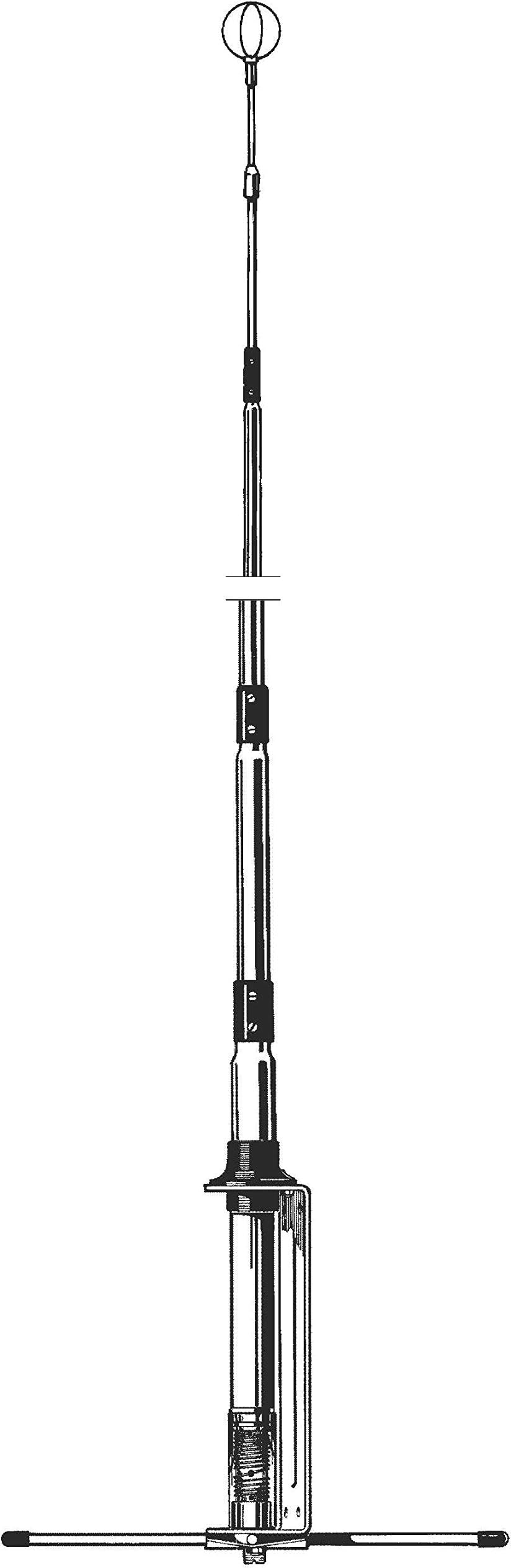 SIRIO antenne GPE 5/8, antenne CB Fixe 5/8 λ Ground Plane, fréquence 26,40 à 29 MHz, Gain 3,35