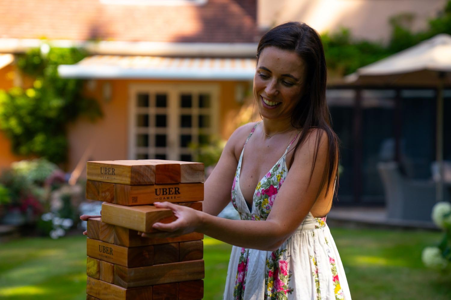 Uber Games - Wieże ruchome - lakierowane drewno twarde - Giant