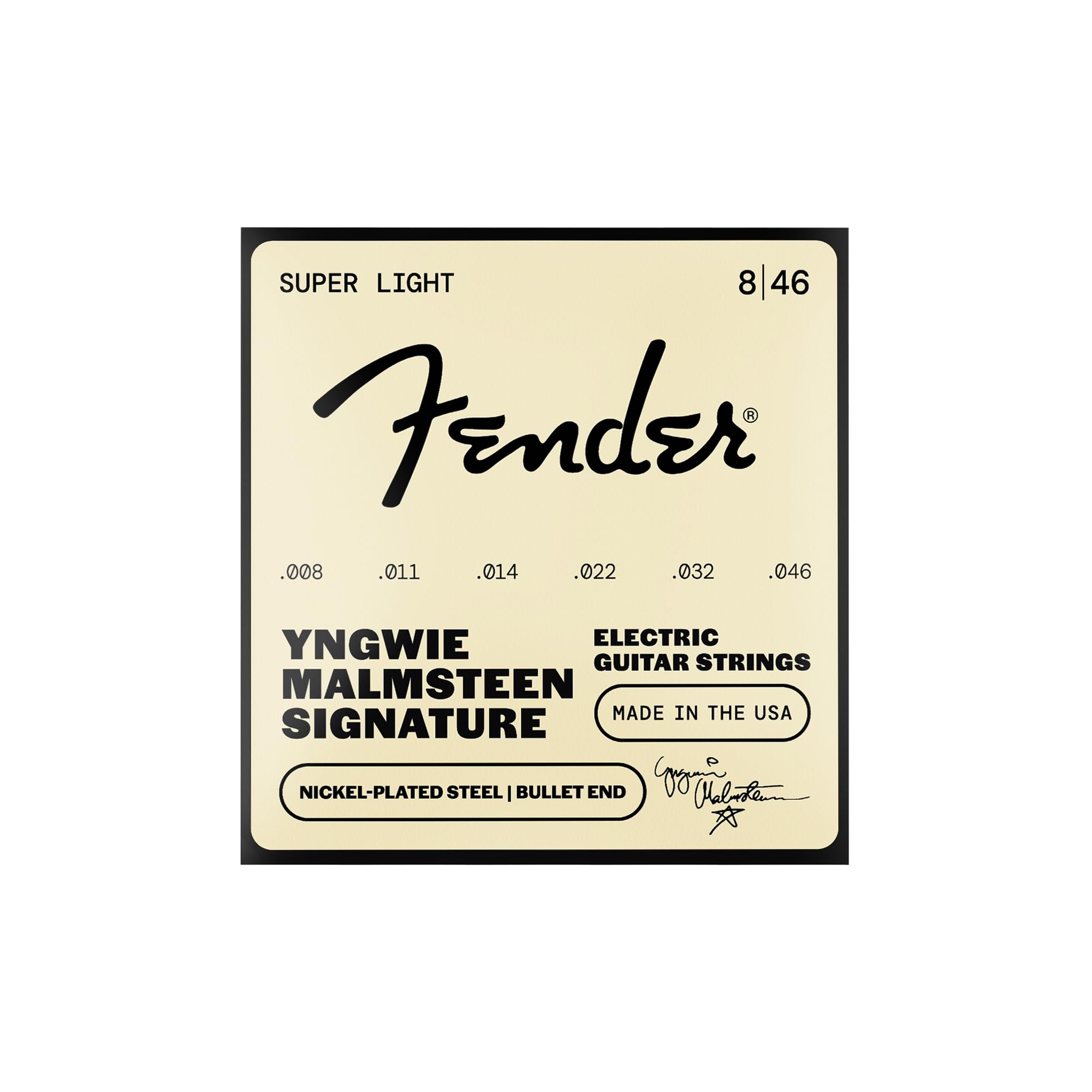 Fender Yngwie Malmsteen Signature Electric Guitar Strings