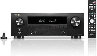 Denon AVR-X580BT 5.2ch AV Surround Receiver 8K Ultra HD, HDR10+, eARC Compatible/Black AVR-X580BTK