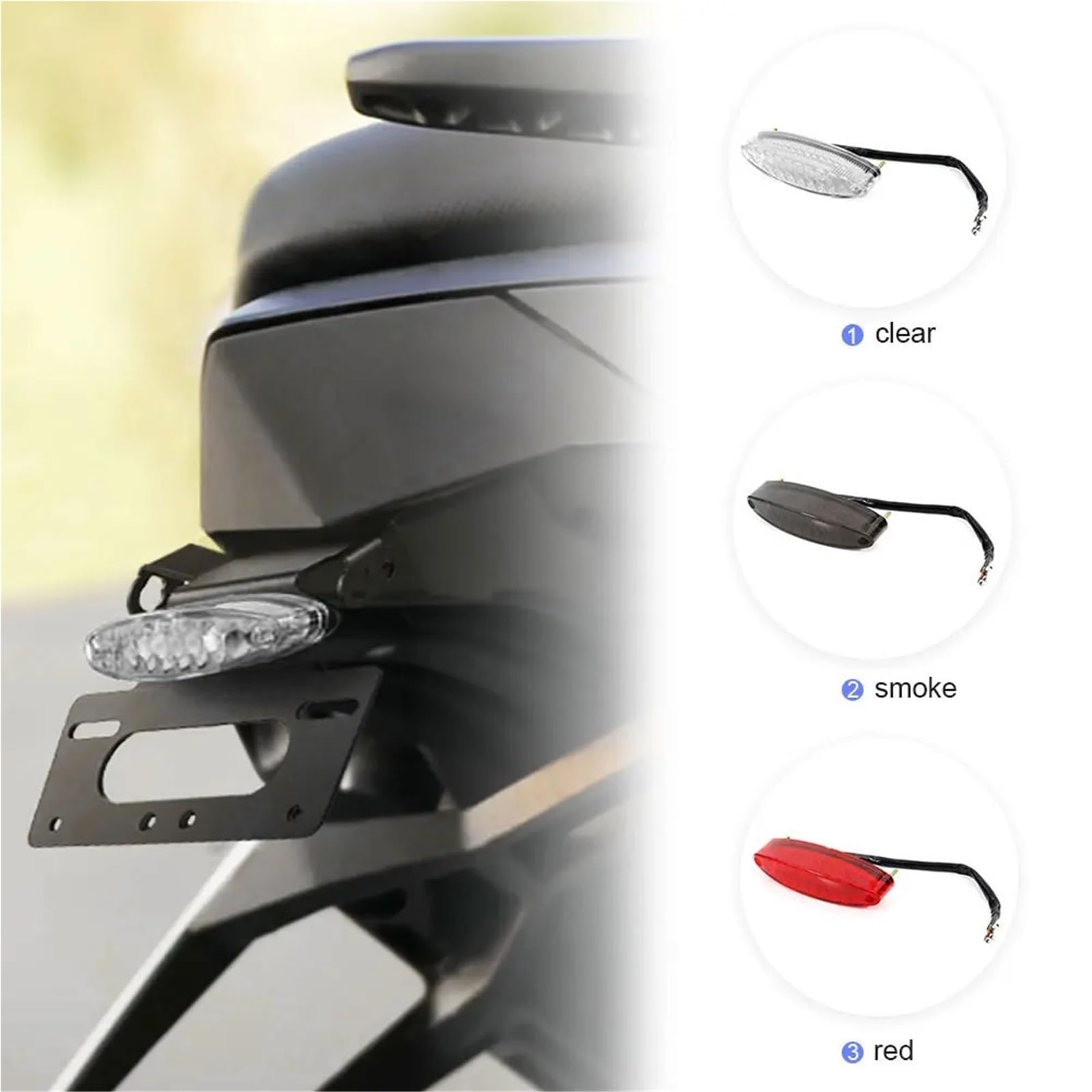 Tablica rejestracyjna motocykla Pasuje do BMW F900R F900XR F900 R/XR 2020-2024 Uchwyt na tablicę rejestracyjną motocykla Tylny ogon Tidy Fender Eliminator Kit
