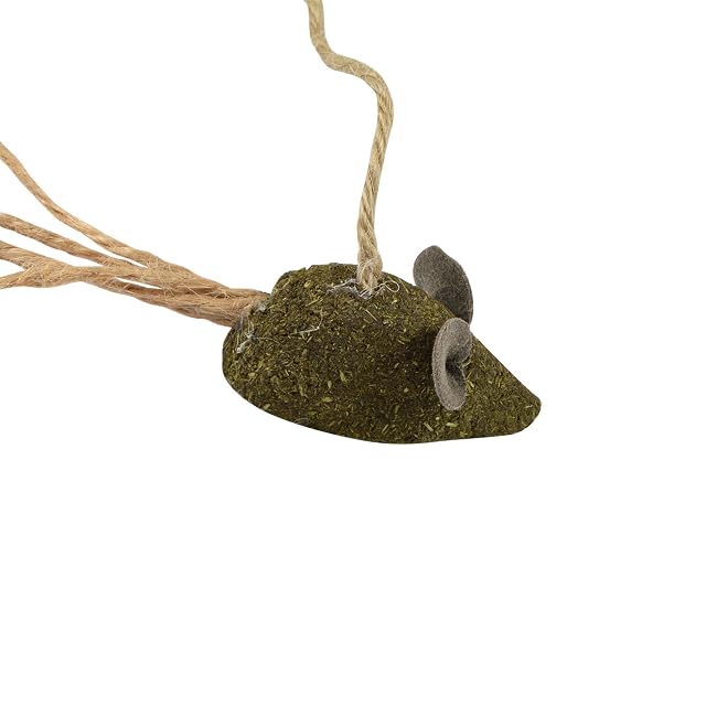 Foto 5 de 6 de LOVE STORY - Caña de Pescar de matatabi con ratón de Hierba para Gato, 25 cm