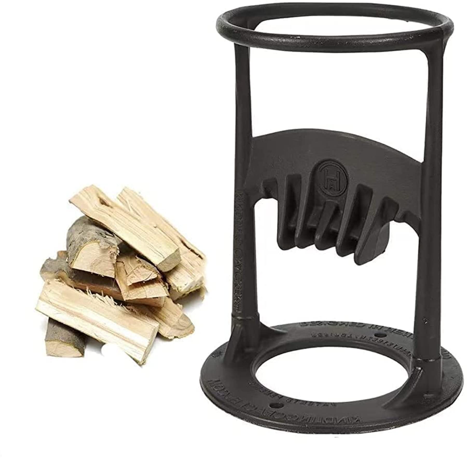 Amazon.co.jp: 薪割り 薪割り台 手動 スチール製 キャンプ