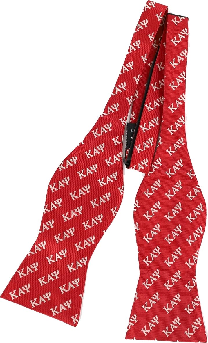 TCEShop Big Boy Kappa Alpha/? Psi Divine 9 Mens Bowtie [Crimson Red] - ID#5199