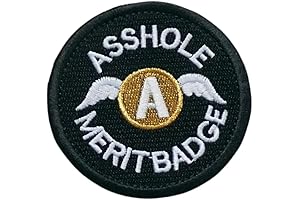 Adult Merit Badge Patch - Asshole