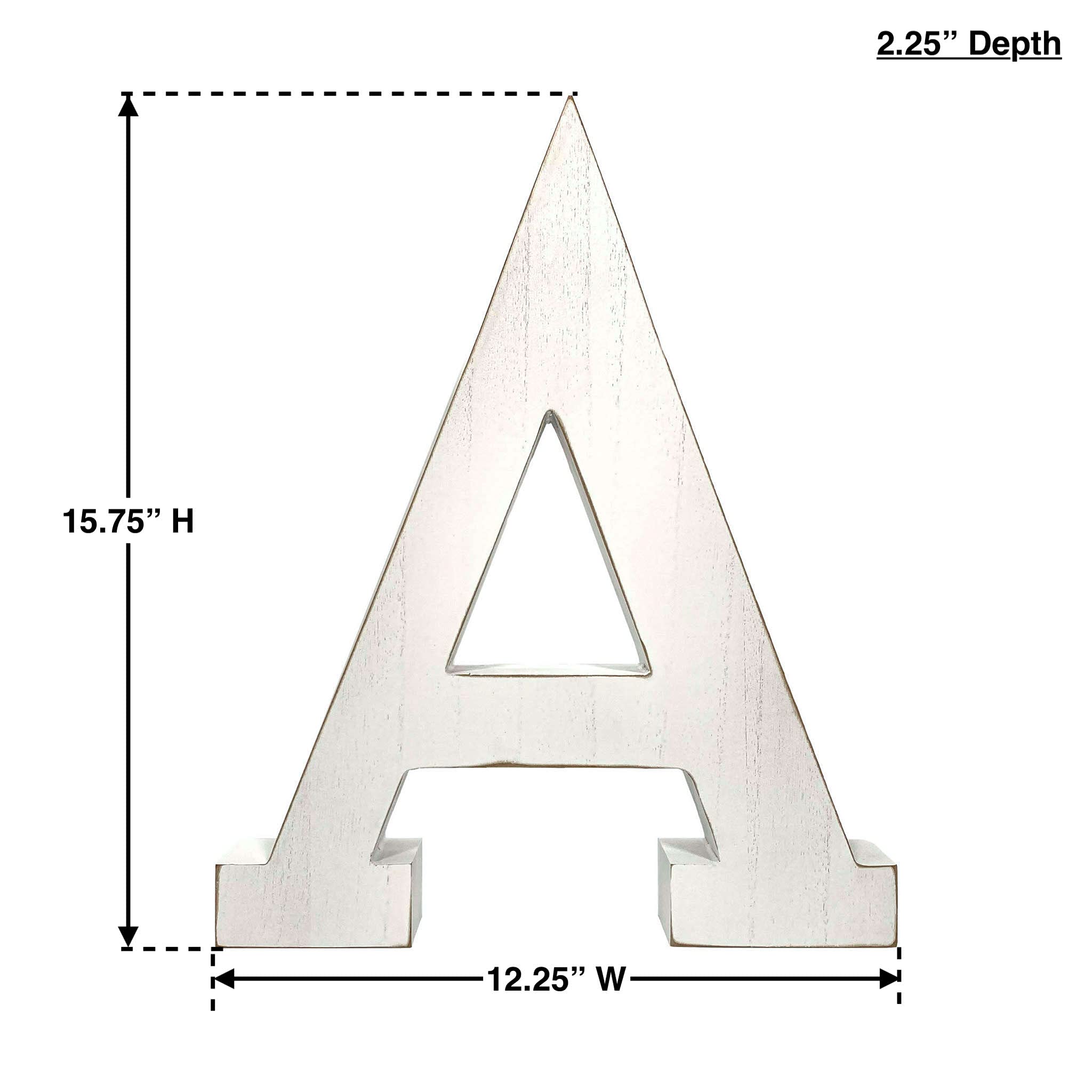 19 Inch Tall Wooden Large Wood Letters Distressed Letter Capital Letter