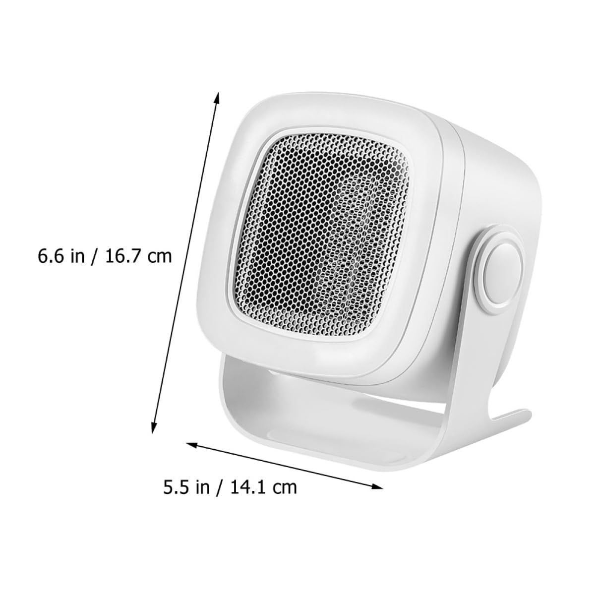 MAGICLULU Mini Chauffage Électrique Combinaison Ventilateur Chauffage Bureau Silencieux Petit Appoint Intérieur