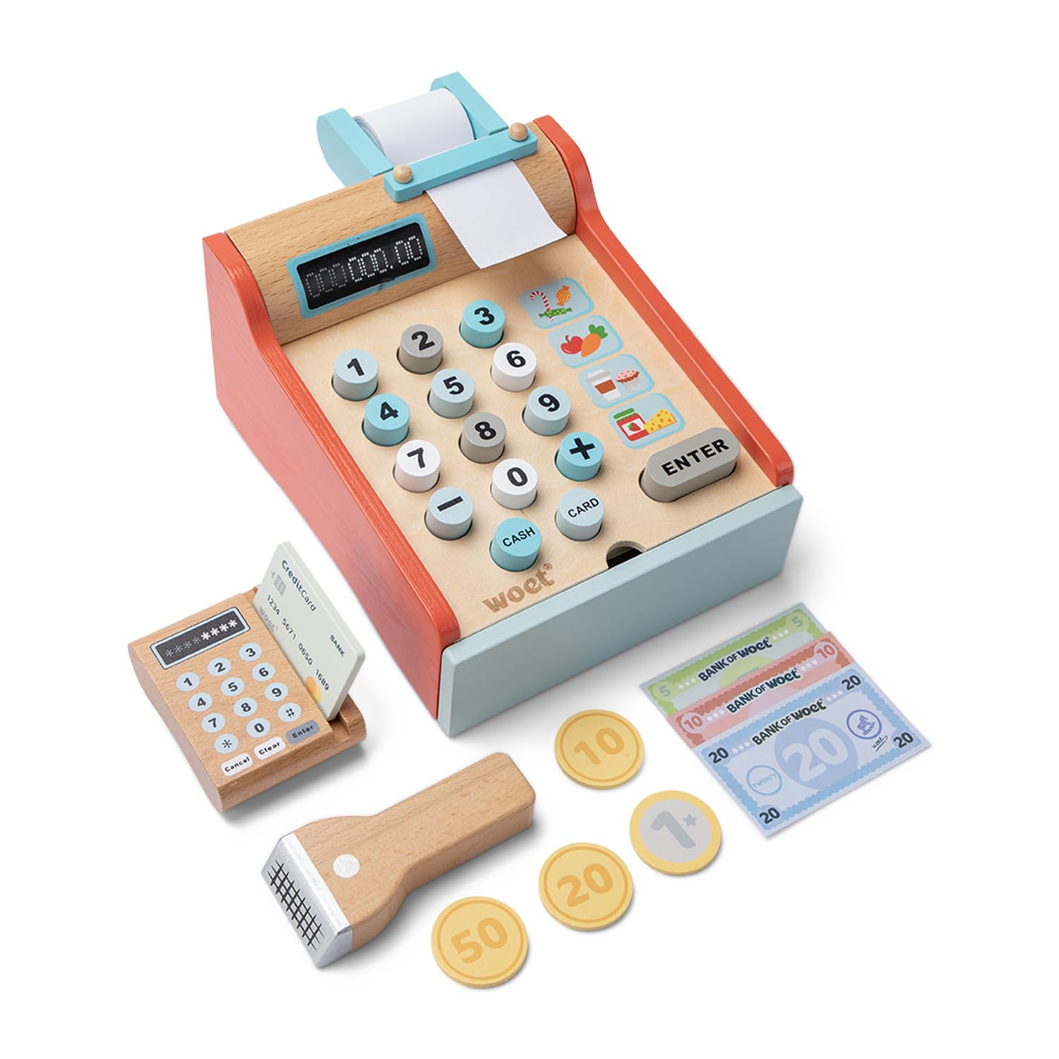 New Classic Toys 10650 kasa, od 3 lat do 9 lat, wielokolorowy