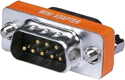 Monoprice DB9, M/M, módem nulo tipo mini (paquete de 2)