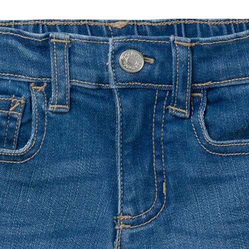 Gerber Toddler Unisex Denim Shorts, Light Blue Denim Wash, 18 Months - image 2