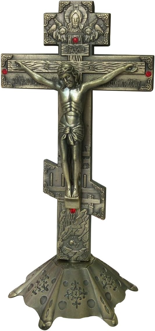 Metal Jesus Christ Spiritual Byzantine Crucifix Catholic Cross Religious Gifts
