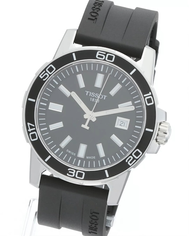 Amazon.co.jp: [ティソ] 腕時計 TISSOT スーパースポーツ RUBBER