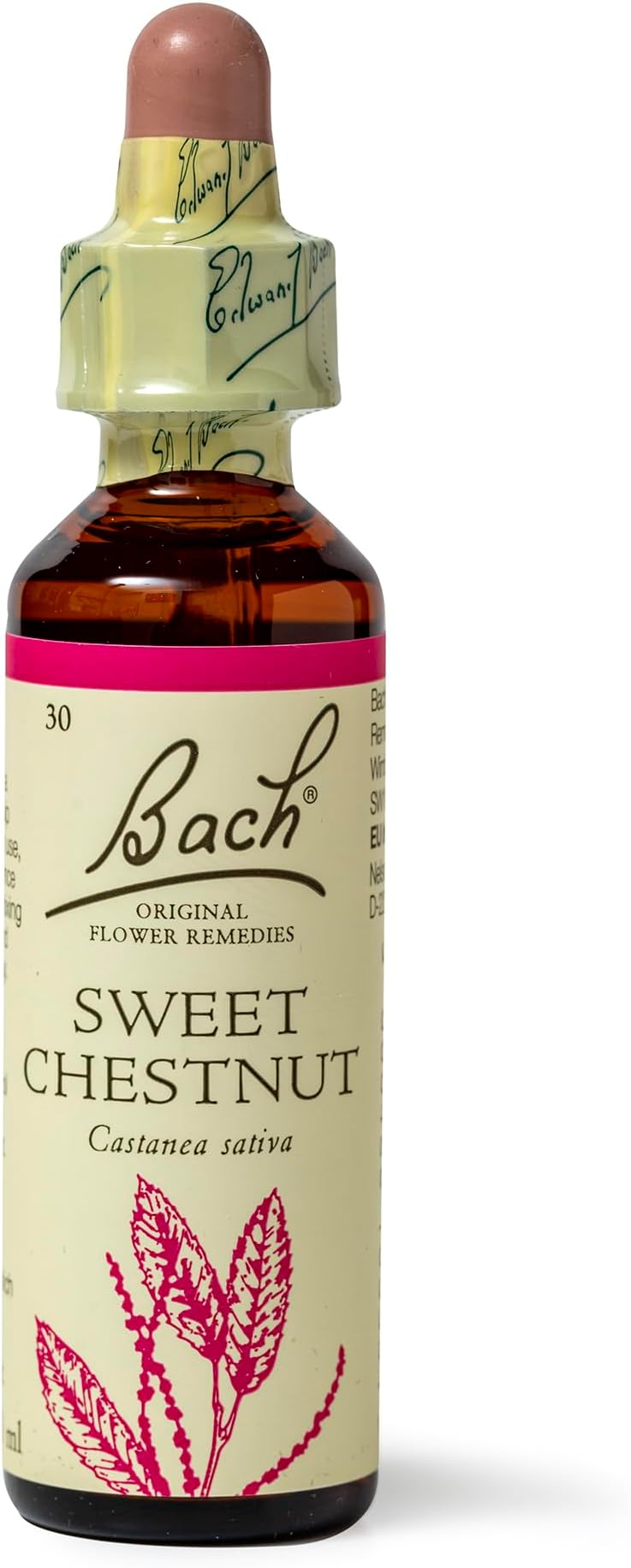 Bach Original Flower Remedies Sweet Chestnut, Find Joy & Hope, Remain Optimistic, Emotional Wellness, Natural Flower Essence, 20ml