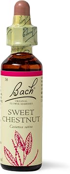 Bach Original Flower Remedies Sweet Chestnut, Find Joy & Hope, Remain Optimistic, Emotional Wellness, Natural Flower Essence, 20ml