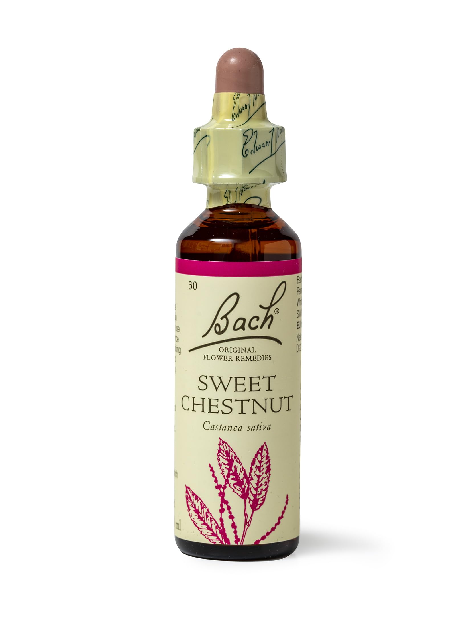 Bach Original Flower Remedies (Sweet Chestnut) Find Joy & Hope, Remain Optimistic, Emotional Wellness, Natural Flower Essence, 20ml